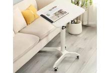 Tranquilo Cantilever Gas Lift Desk / Lectern - White Ledged Top / White Frame - ETGF