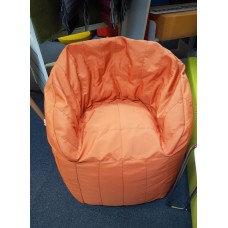 Eclipse Bean Bag Chair - Orange Fabric - CLR008