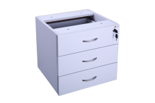 Eclipse® Banksia Fixed Pedestal 3 Pen Drawers - EBFP3P