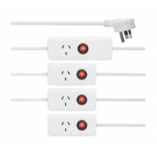Eclipse Power Outlet 4 Power Extension Lead - EPO4