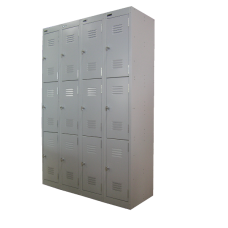 Ausfile® Locker 3 Door - 300mm wide Bank of 4 - AL3D300BK4 / MC6D