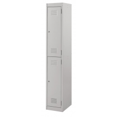 Ausfile® Locker 2 Door - 375mm wide Single - AL2D375BK1