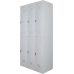 Ausfile® Locker 2 Door - 300mm wide Bank of 3 - AL2D300BK3 / MC5C