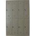 Ausfile® Locker 2 Door - 300mm wide Bank of 4 - AL2D300BK4 / MC5D