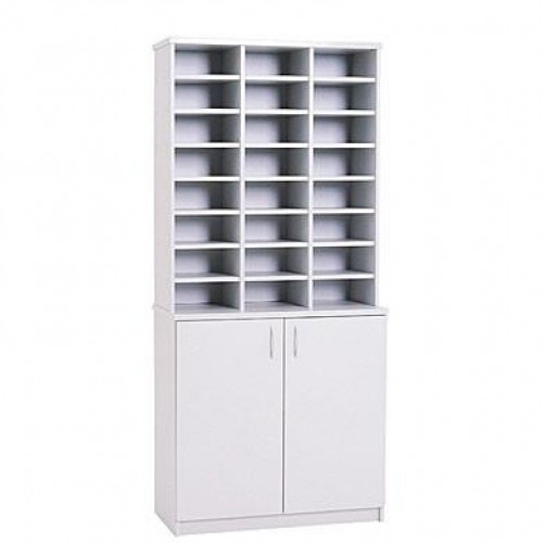Eclipse® Leah Pigeon Hole Wall Unit - 24 holes - ELEAHPHWU24 Eclipse® Leah Pigeon Hole Wall Unit - 24 holes - ELEAHPHWU24