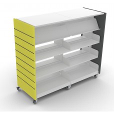Eclipse Library Shelving - Mobile 1600- ELSM1600D
