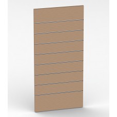 Eclipse Slat Wall End Panel Single Sided - 1500 x 385 x 25mm - LMPS15S