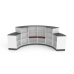 Eclipse Library Shelving - Curved- ELSCD